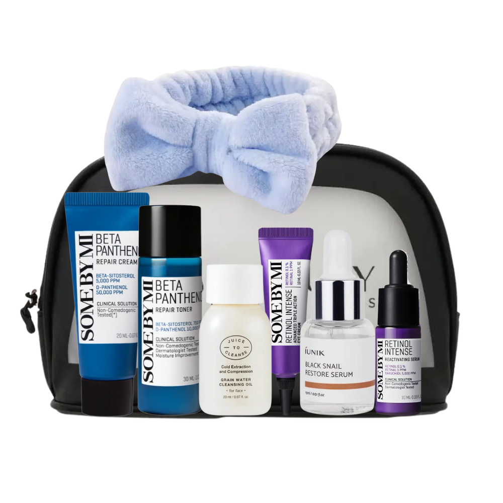 Kit mini routine anti-âge K Beauty Cosmetics, format découverte pour nourrir la peau mature