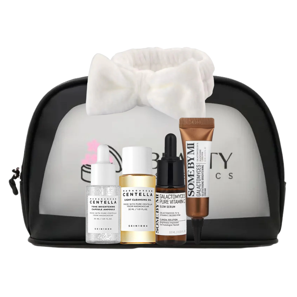 Kit mini routine anti taches K Beauty Cosmetics, format découverte pour raviver l'éclat du teint