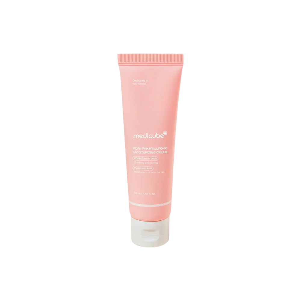 Medicube PDRN Pink Hyaluronic Moisturizing Cream, crème hydratante coréenne au PDRN de saumon