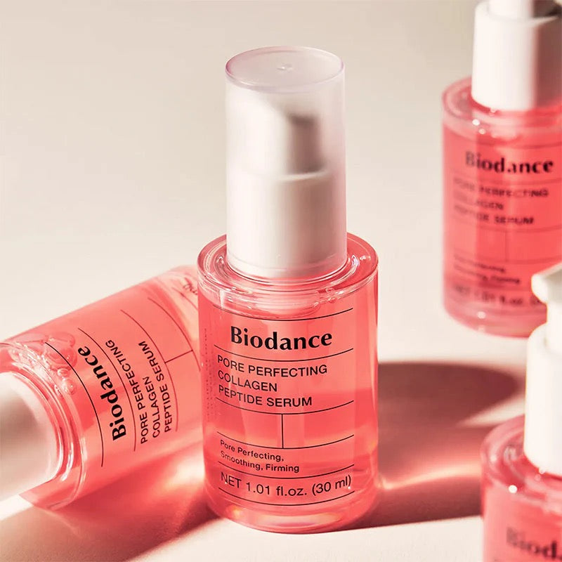 Biodance Pore Perfecting Collagen Peptide Serum, sérum à l'extrait de Coptis Japonica, peau lissée