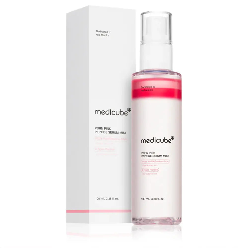 Medicube PDRN Pink Glutathione Serum Mist, brume apaisante pour peau mature et déshydratée
