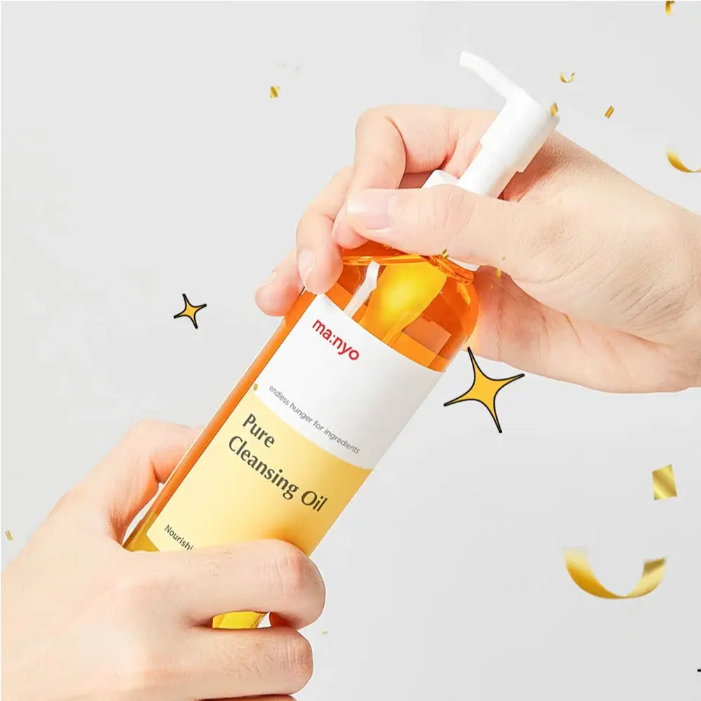 MA:NYO Pure Cleansing Oil, huile nettoyante à l'argan et au jojoba dissolvant le maquillage