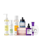 K Beauty Cosmetics Routine Anti-âge, coffret coréen au rétinol, panthénol et collagène
