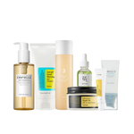 Routine Peau Normale Glow K Beauty Cosmetics, coffret coréen Centella, thé vert et propolis pour l'éclat