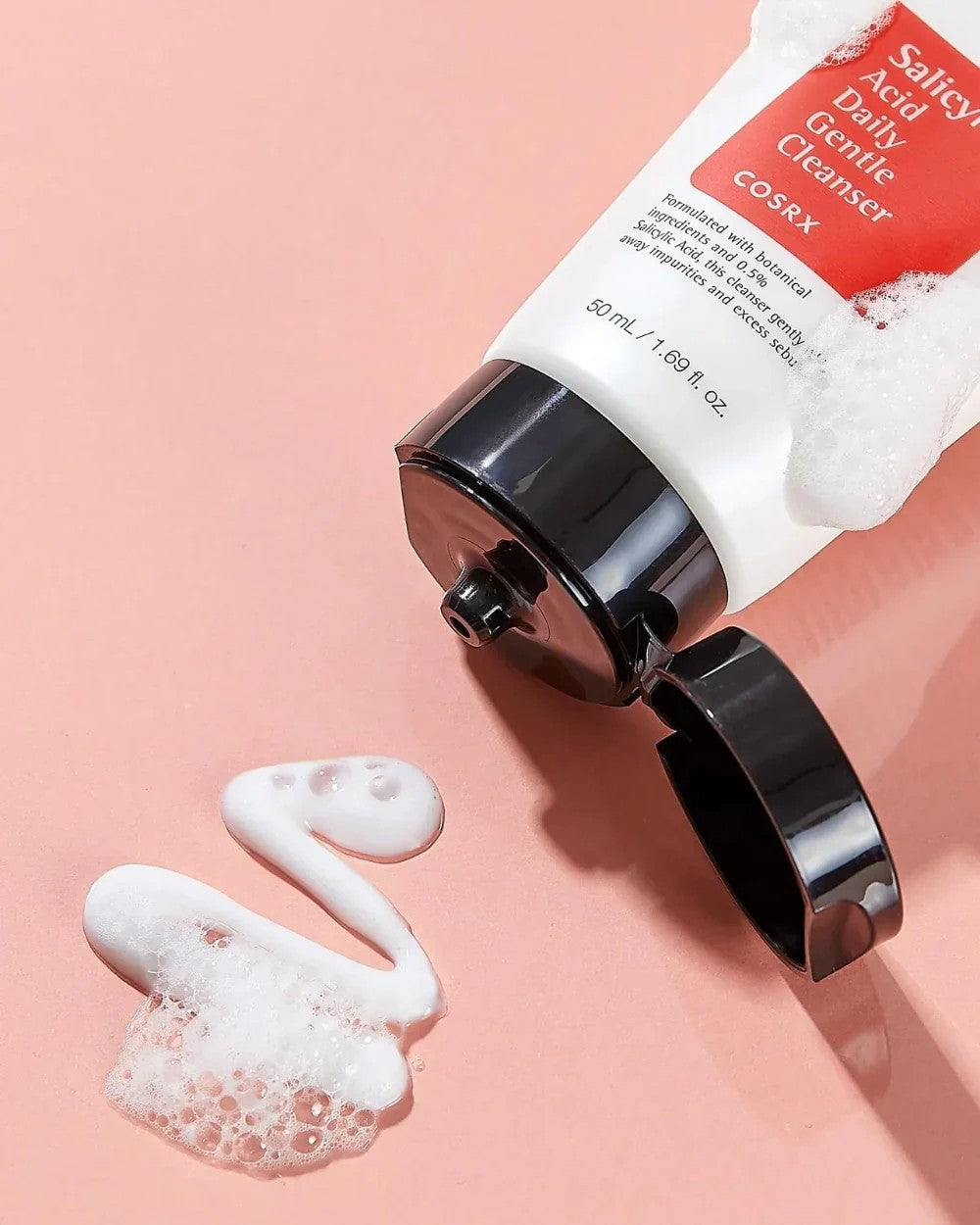 COSRX Salicylic Acid Daily Gentle Cleanser, mousse nettoyante douce au théier et saule blanc