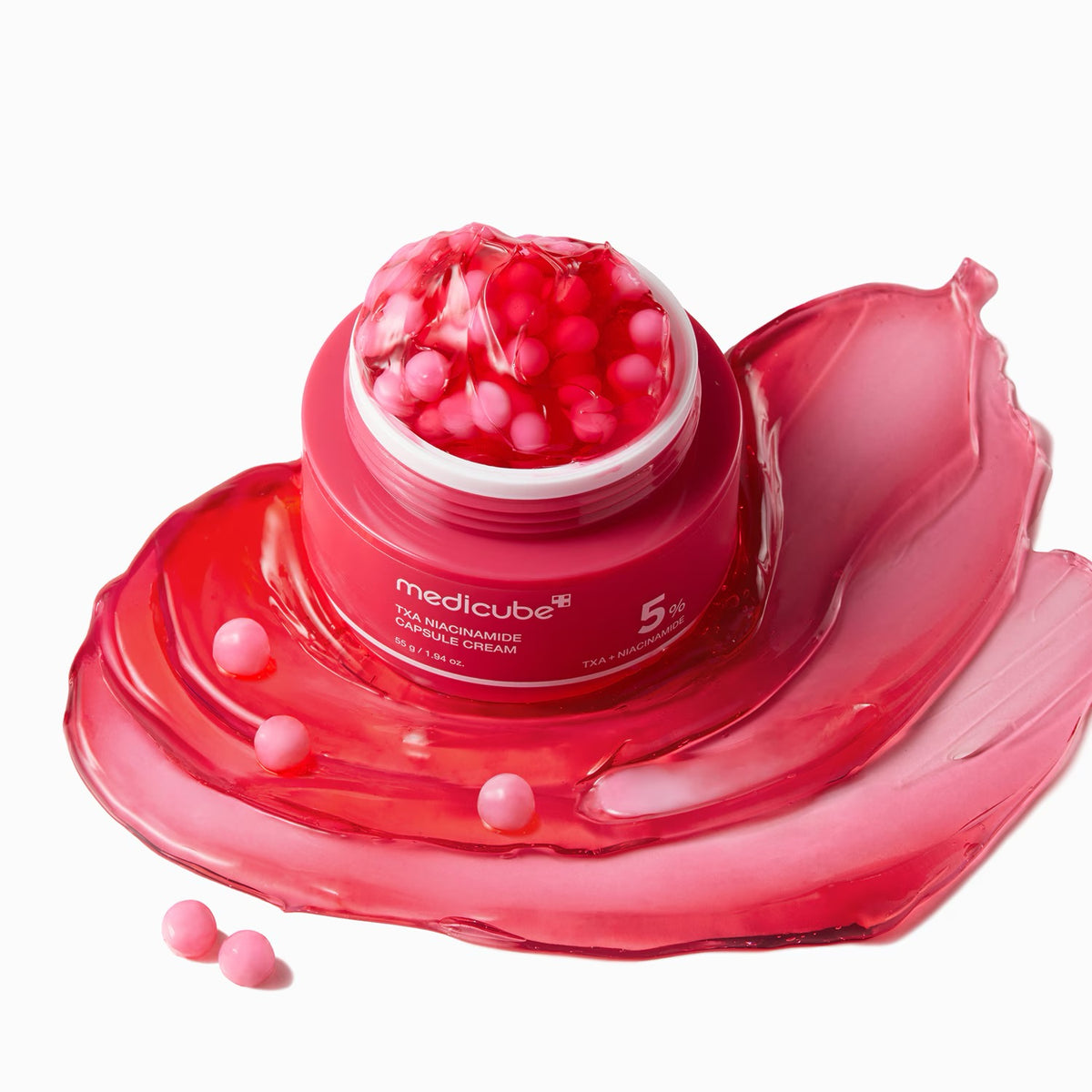 Medicube TXA Niacinamide Capsule Cream, crème coréenne pour atténuer les taches et peau sensible