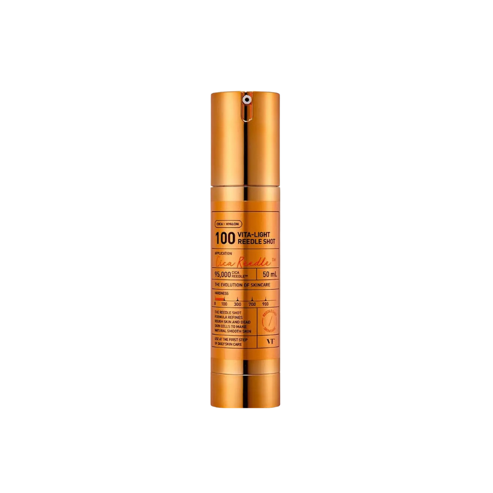 VT Vita-Light Reedle Shot 100, sérum éclat coréen aux vitamines C, B3 et E pour peau terne