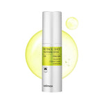 Célimax The Vita A Retinol Shot Tightening Serum 30 ml, flacon pompe et goutte de sérum rétinol, soin coréen K Beauty Cosmetics