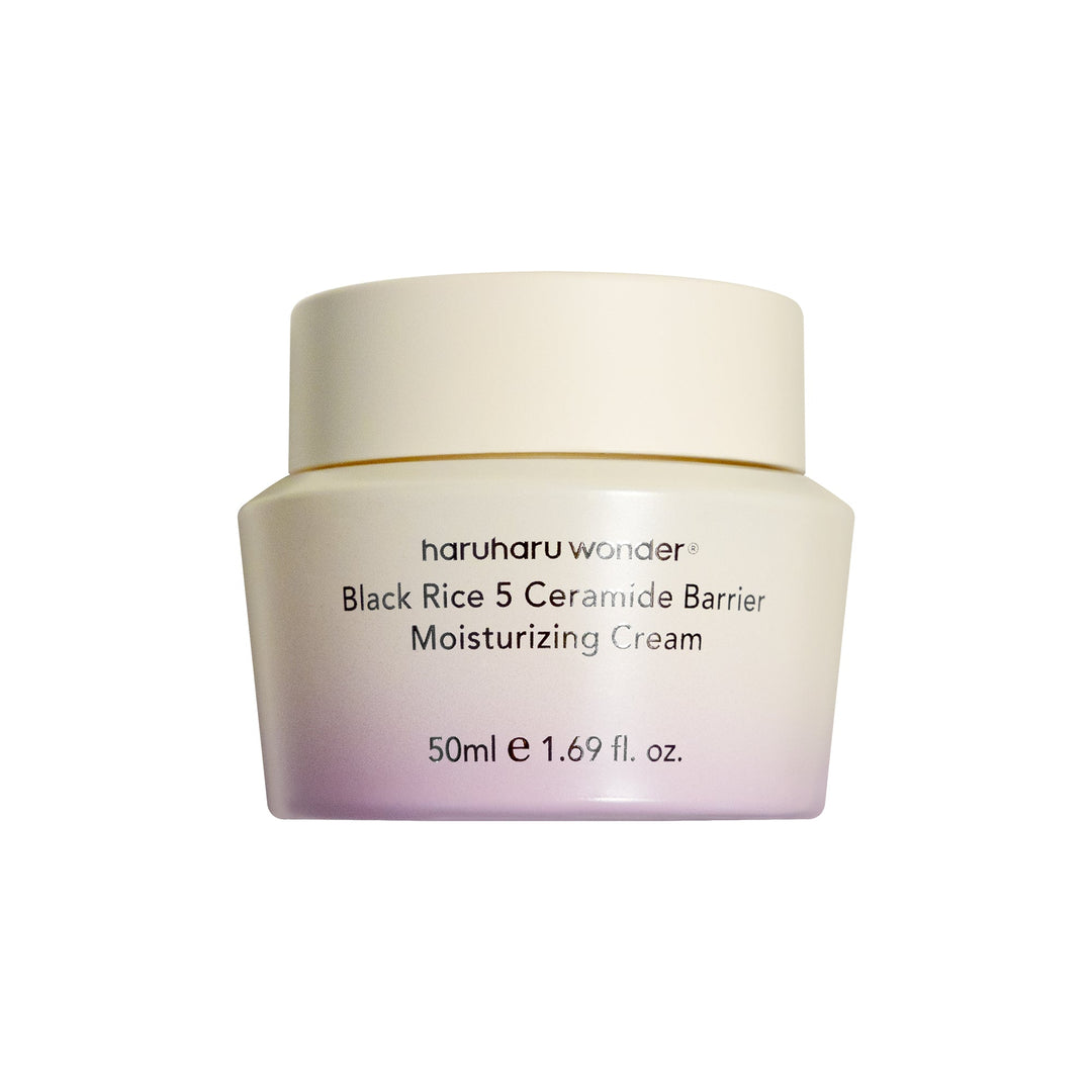 Haruharu Wonder Black Rice 5 Ceramide Barrier Moisturizing Cream 50 ml, crème hydratante barrière, soin coréen K Beauty Cosmetics